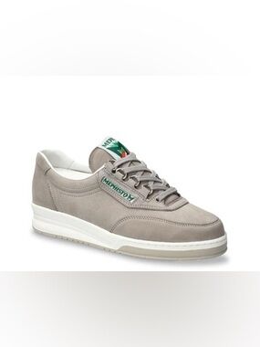 Mephisto Taupe Suede Casual Sneaker with Iconic Logo size 9